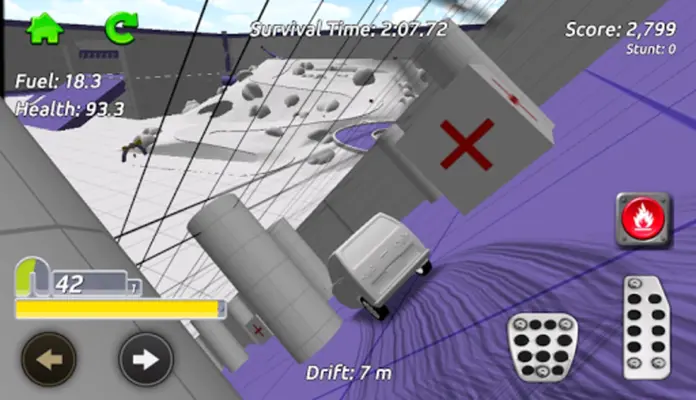 Stunt 3-Wheeler Simulator android App screenshot 1