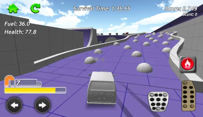 Stunt 3-Wheeler Simulator android App screenshot 2